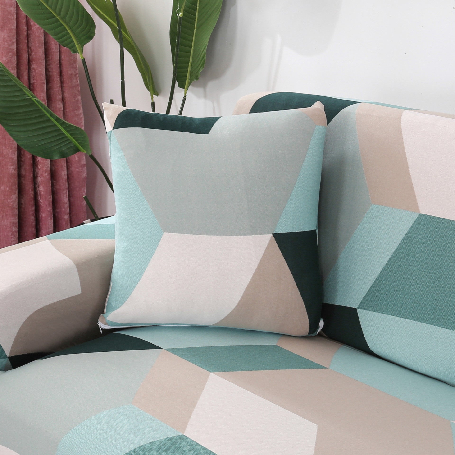Gedruckter Multifunktioneller Strick Dehnbarer Sofa-Bett-Bezug