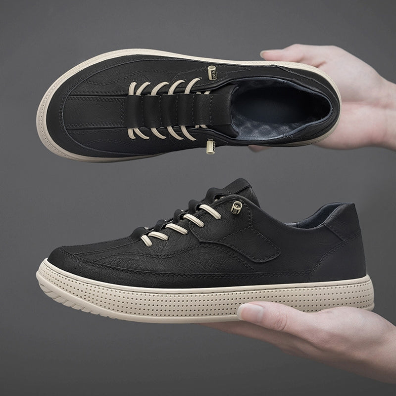 Atmungsaktiver Herren-Sneaker aus Rindsleder | LuxeStyle