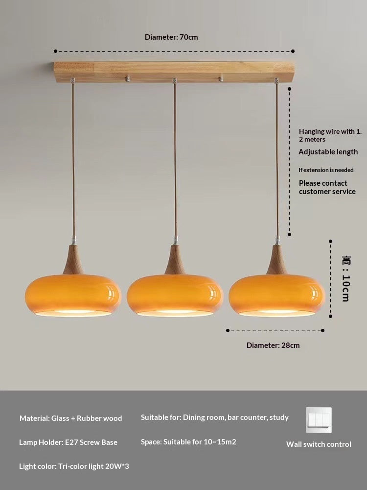 Retro Bauhaus Glaslampe
