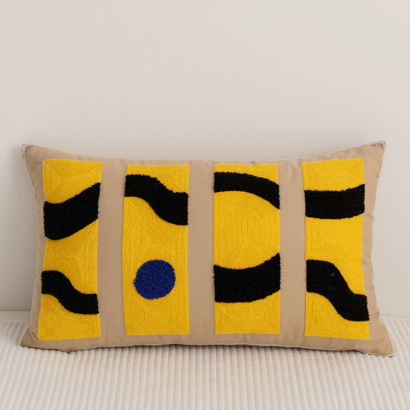 Abstrakter Baumwoll-Kissenbezug fürs Sofa