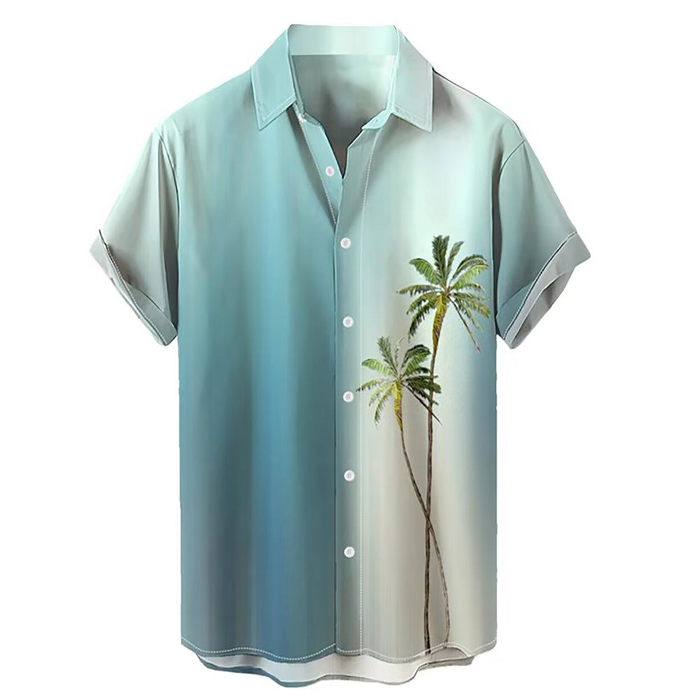 Hawaiihemd für Herren mit 3D-Print – Bild 11 | LuxeStyle