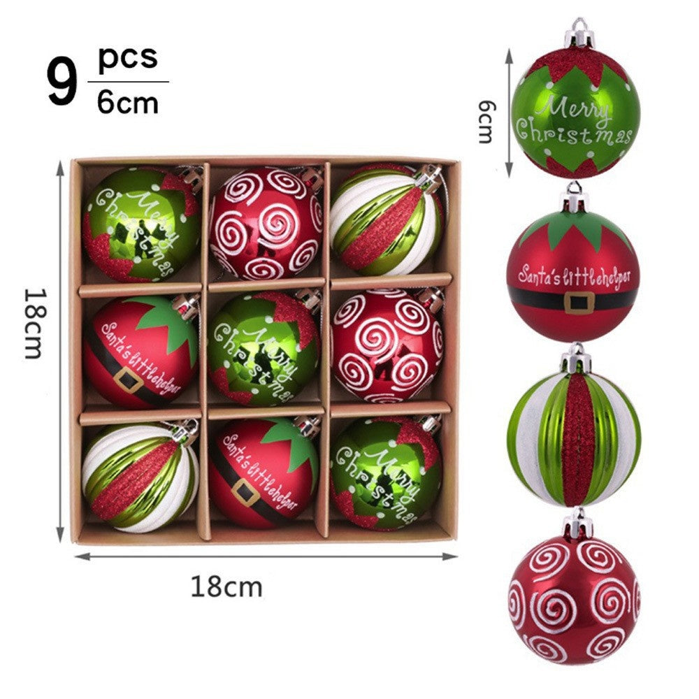 Weihnachtskugel-Set mit handgezeichneten Motiven – Bild 5 | LuxeStyle