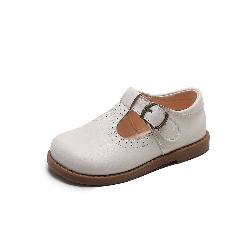 Kinder Lederschuhe im britischen Stil mit Klettverschluss | LuxeStyle