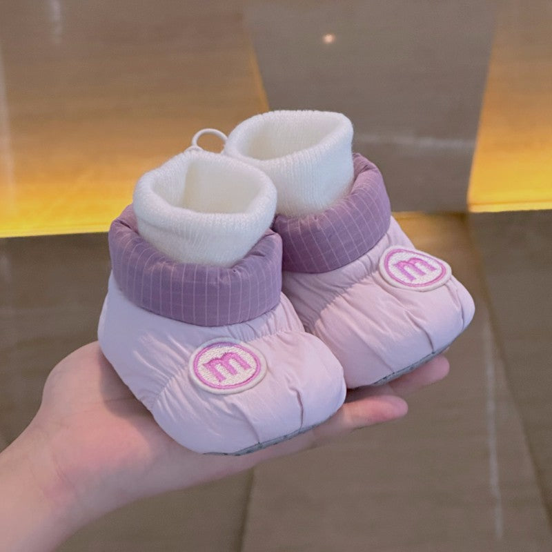 Baby Baumwollschuhe mit weicher Sohle