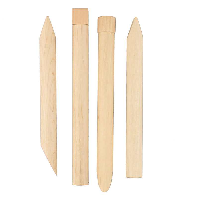 Holz-Modellierwerkzeuge für Knetmasse, 12-teilig – Bild 2 | LuxeStyle