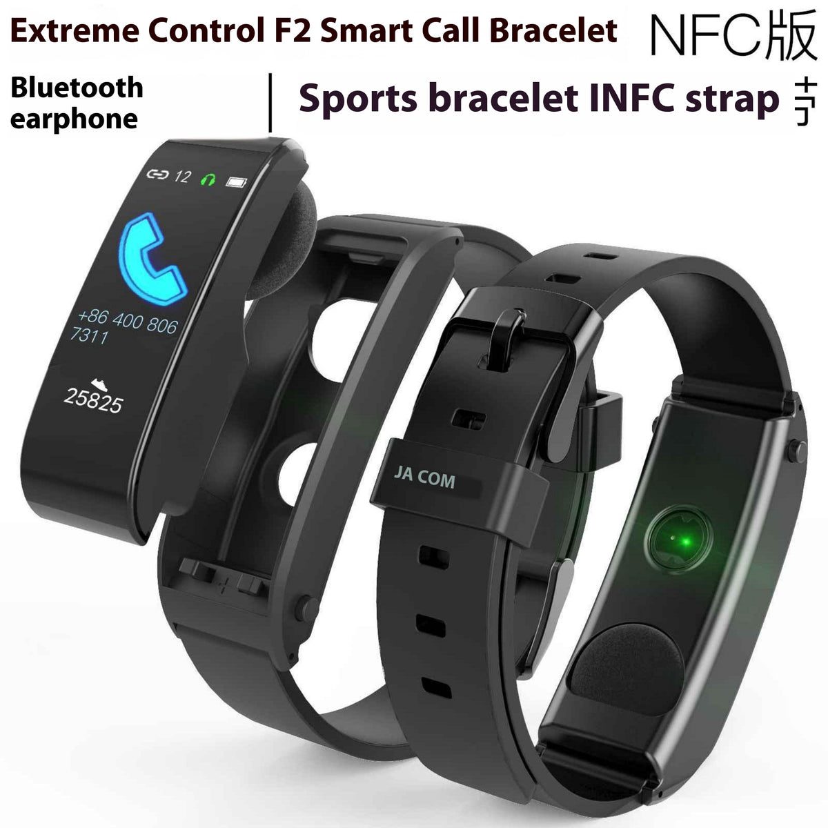 F2 Smart Call Sportarmband – Bild 6 | LuxeStyle