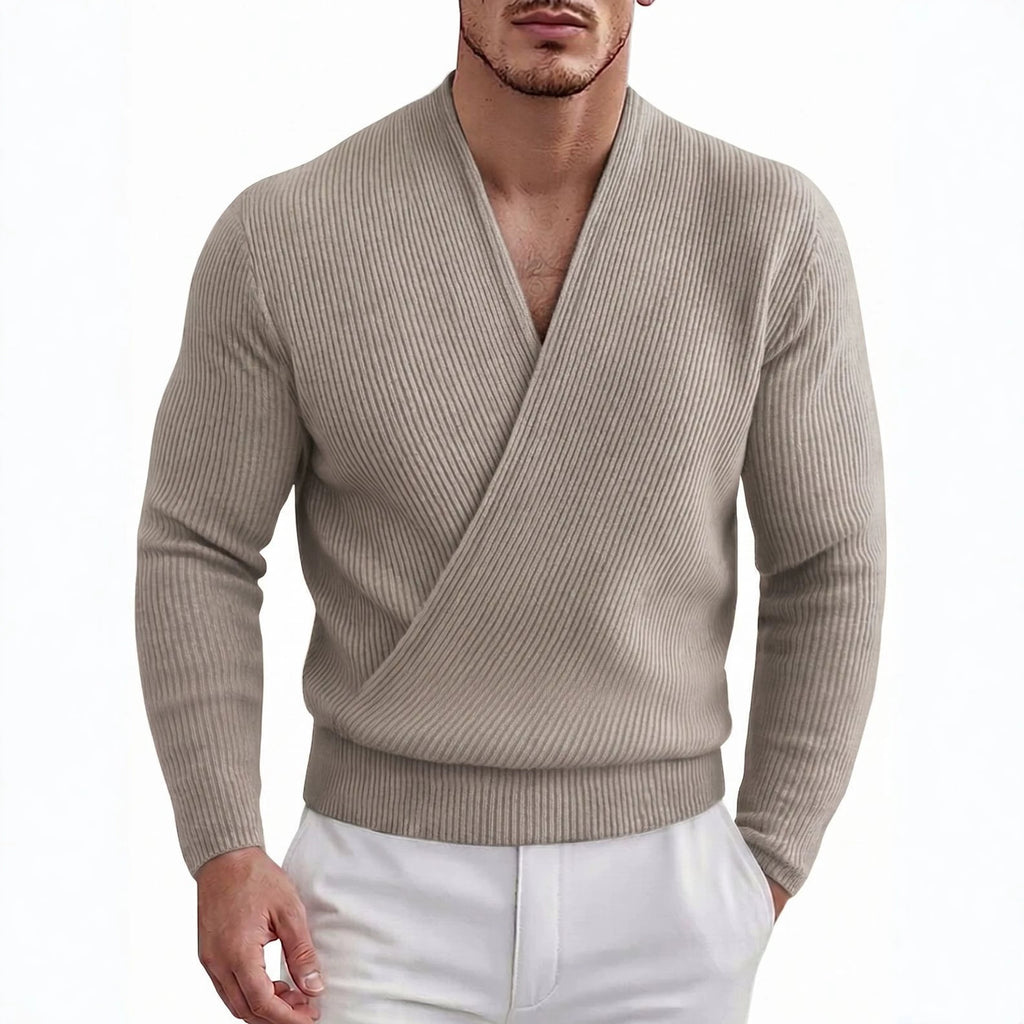 Acrylpullover mit V-Ausschnitt – Bild 5 | LuxeStyle