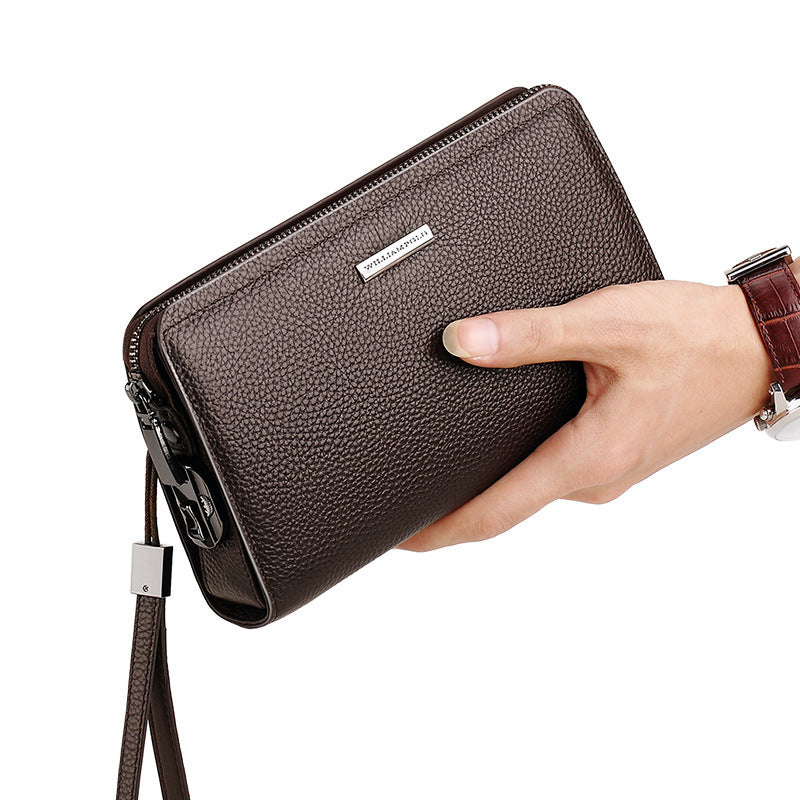 Echter Leder Clutch mit Zahlenschloss – Bild 5 | LuxeStyle
