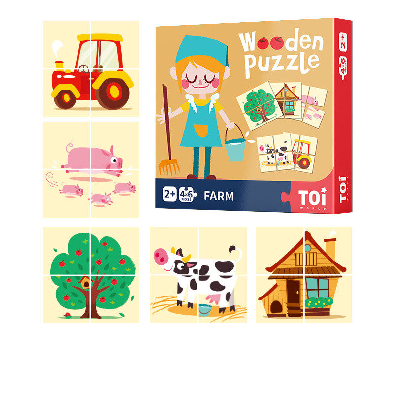 Holzpuzzle für Kinder – 24 Teile – Bild 4 | LuxeStyle