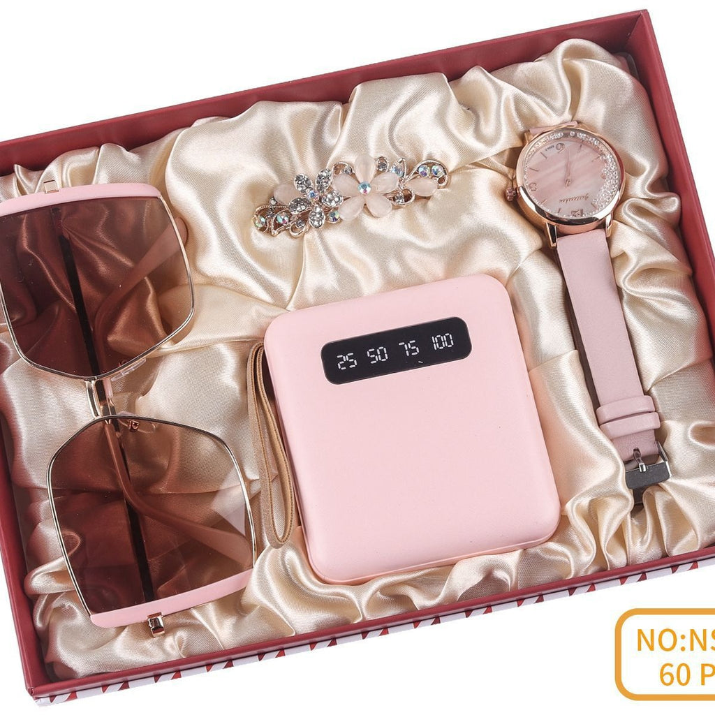 Geschenkset: Uhr, Sonnenbrille, Portemonnaie, Schlüsselanhänger – Bild 3 | LuxeStyle