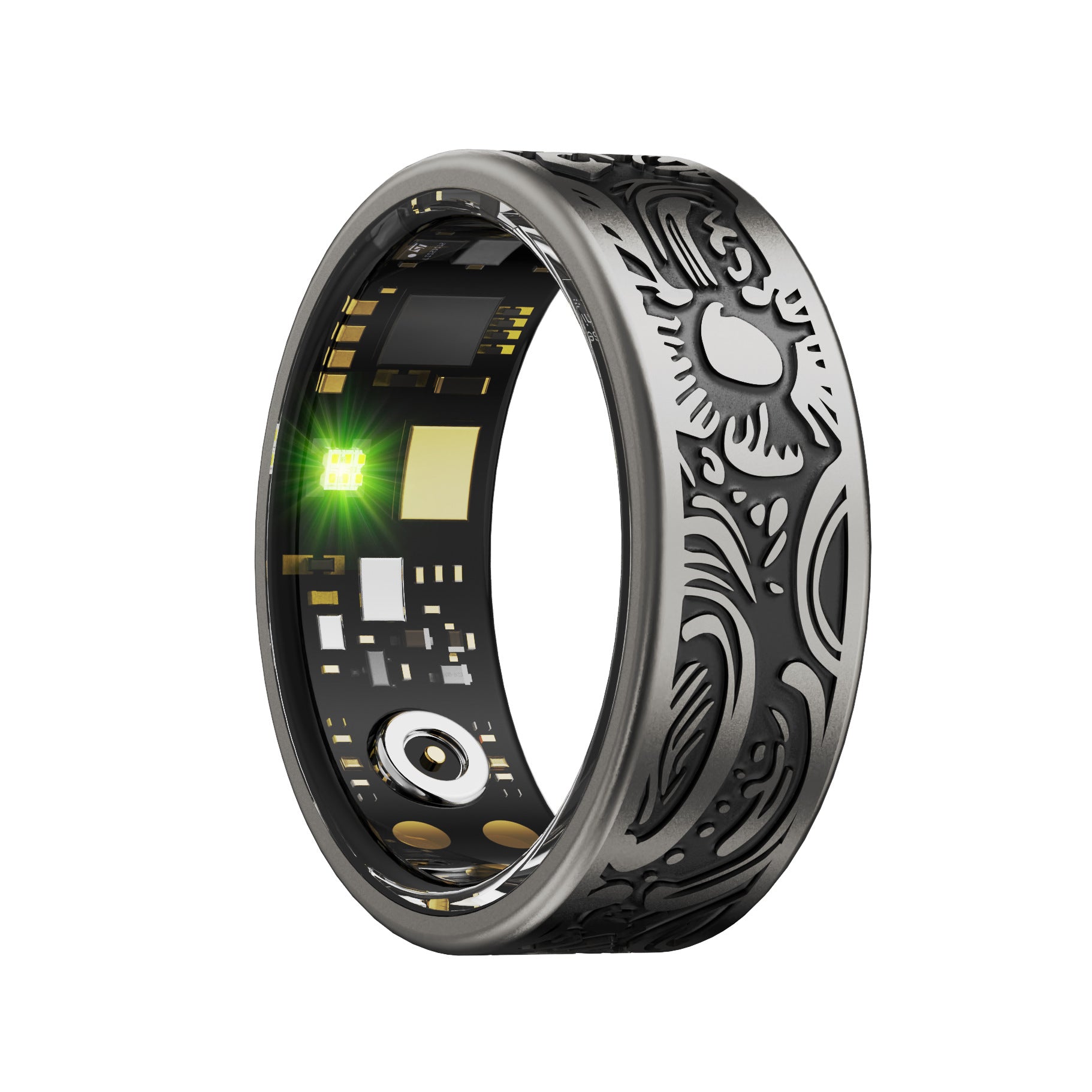 Smarter Retro Ring für Herzfrequenz & Blutdruck – Ansicht 3