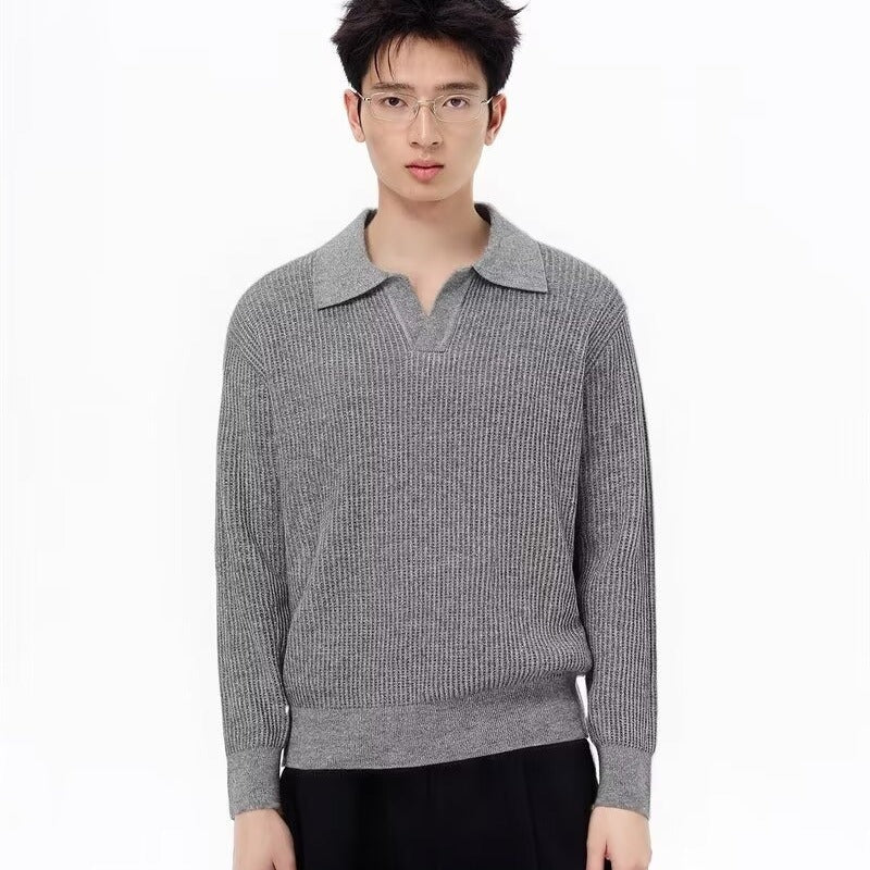 Langarmshirt mit Wellen-Design