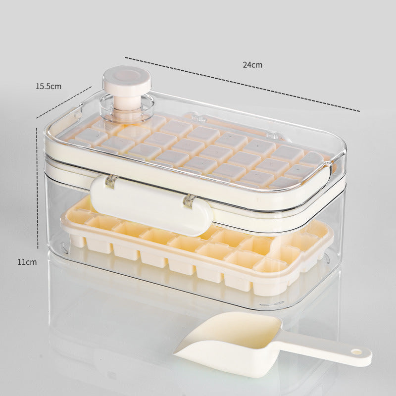 Silikon Eiswürfelform mit Presse – Bild 3 | LuxeStyle