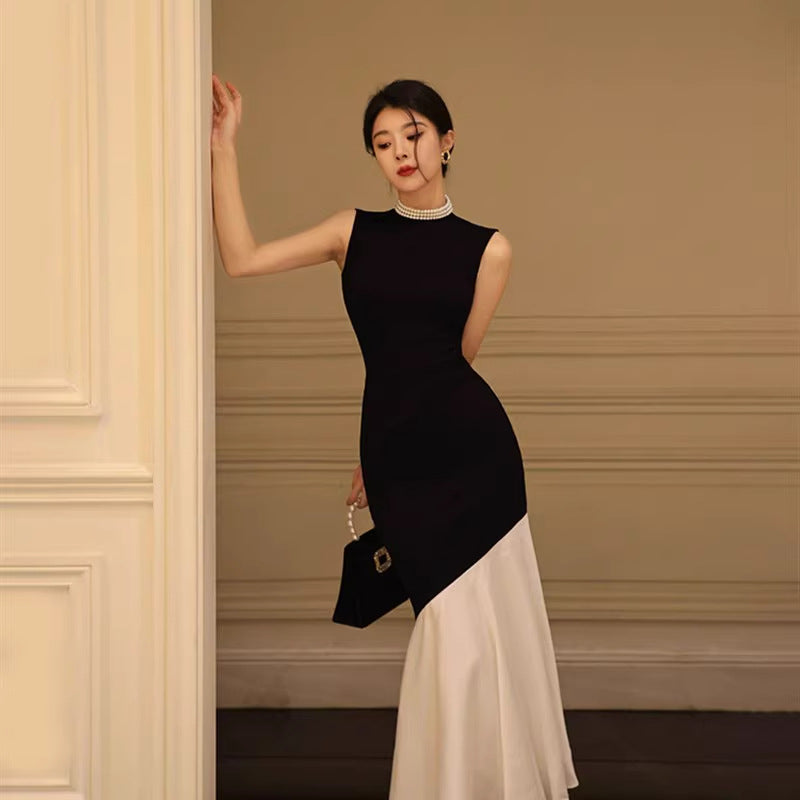 Elegantes schwarzes Strick-Maxikleid mit Fischschwanz – Bild 5 | LuxeStyle