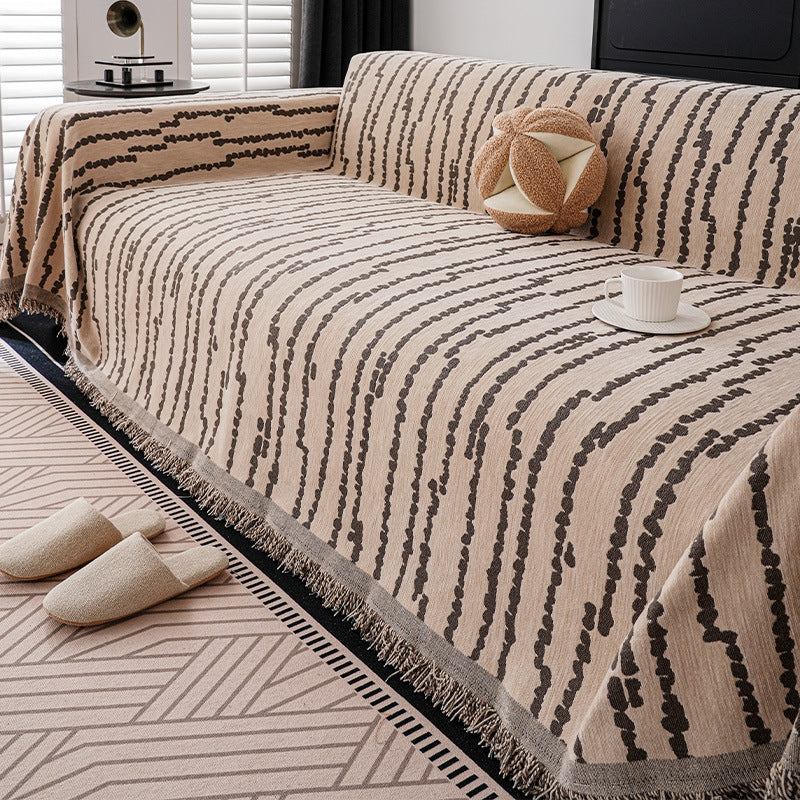 Chenille Sofaüberwurf für alle Jahreszeiten – Ref. CJ-2603030837151627700