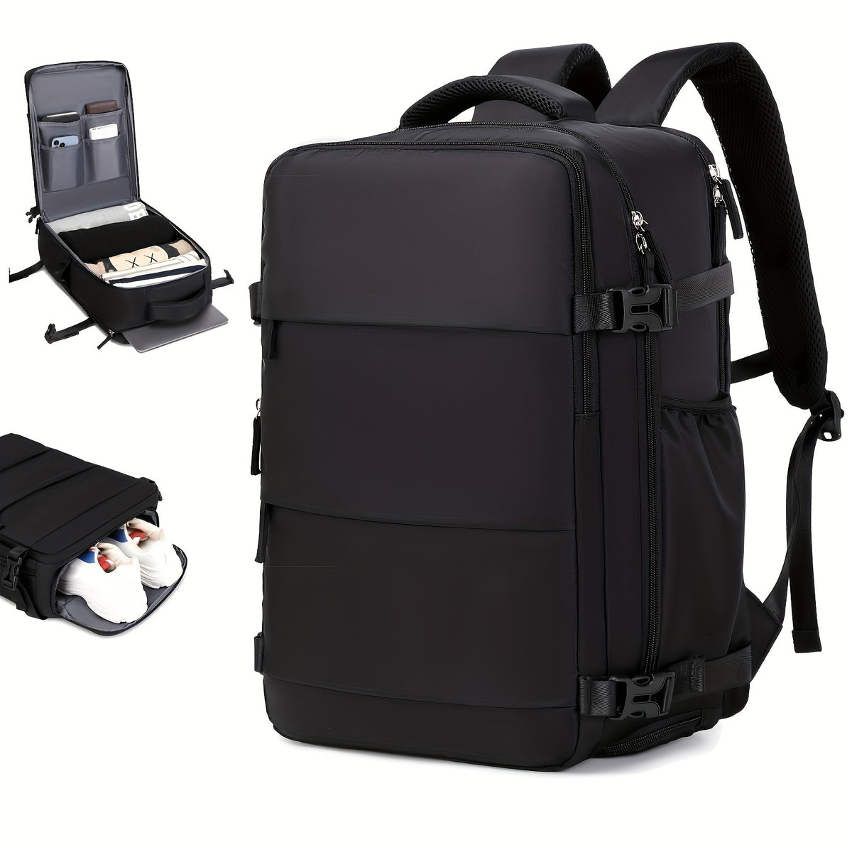 Rucksack mit 20-35L Kapazität, wasserdicht, anti-Diebstahl – Bild 8 | LuxeStyle