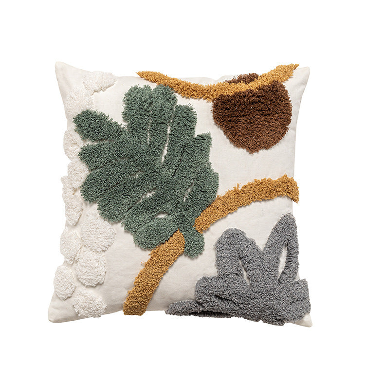 Boho Kissenbezug mit Quasten für Sofa oder Bett