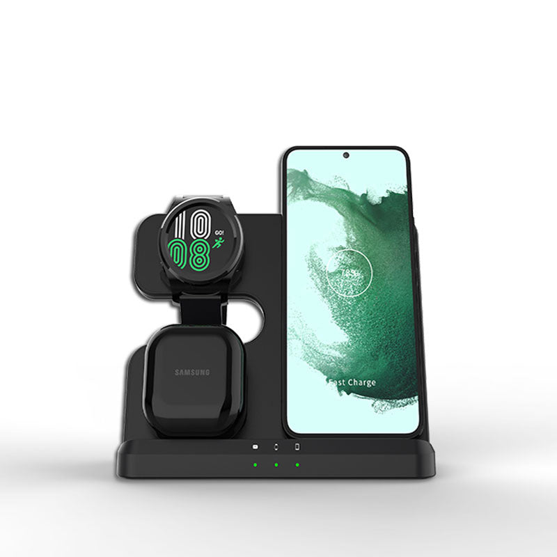 3-in-1 Desktop Wireless Ladestation
