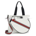 Tennis-Schläger-Tasche Grün/Weinrot | LuxeStyle
