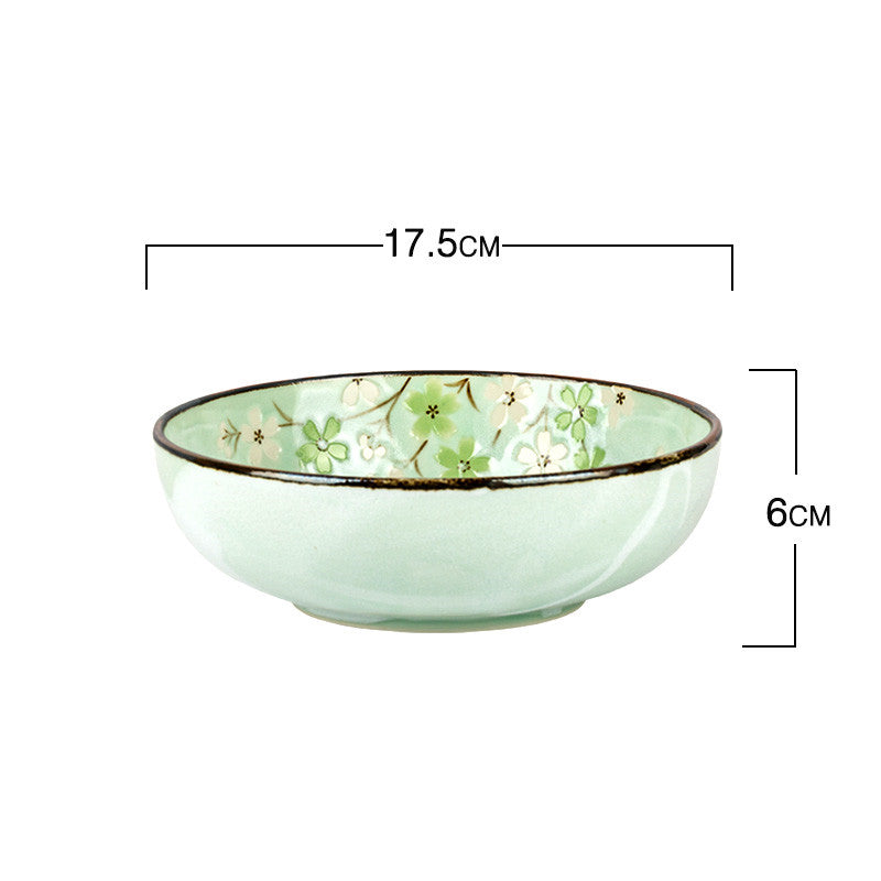 Tiefes Teller-Set «Autumn Cherry» – Bild 2 | LuxeStyle