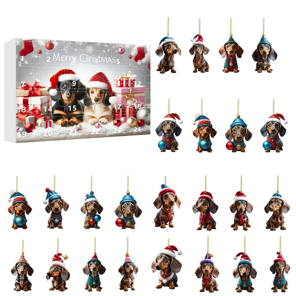 Weihnachts Countdown Tieranhänger Dekoration – Bild 5 | LuxeStyle
