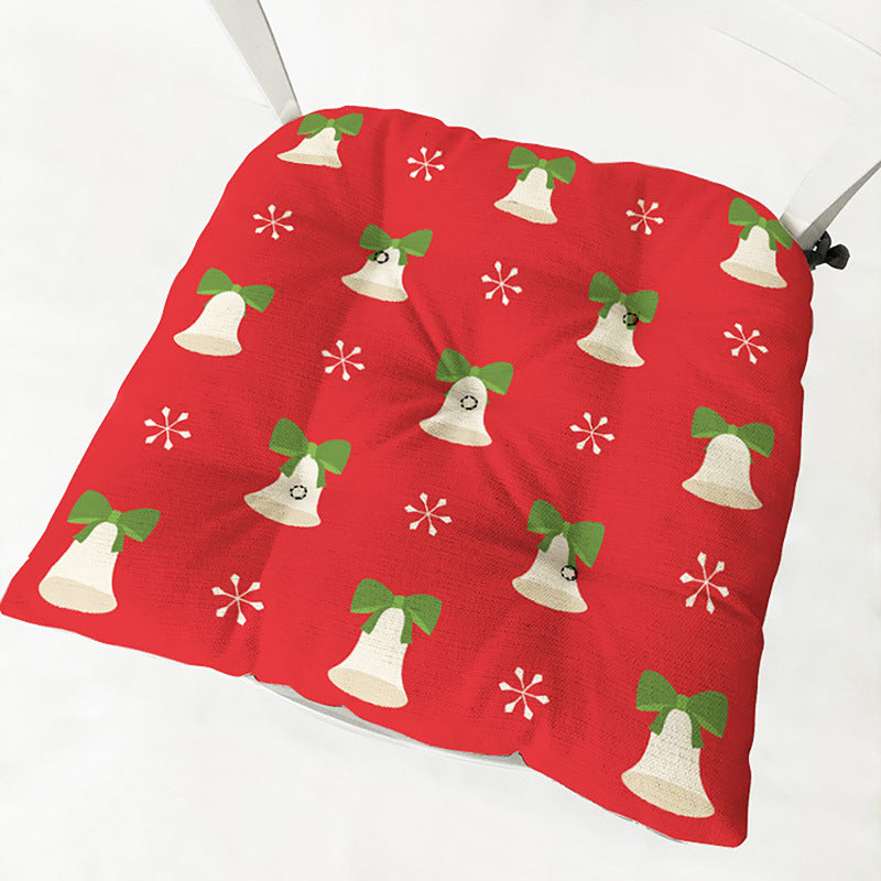Stuhlkissen aus Baumwoll-Leinen-Mix mit Weihnachtsmotiv – Bild 2 | LuxeStyle