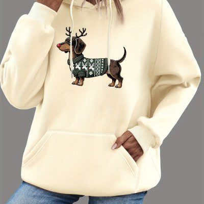 Kapuzenpullover mit überschnittenen Ärmeln – Bild 2 | LuxeStyle