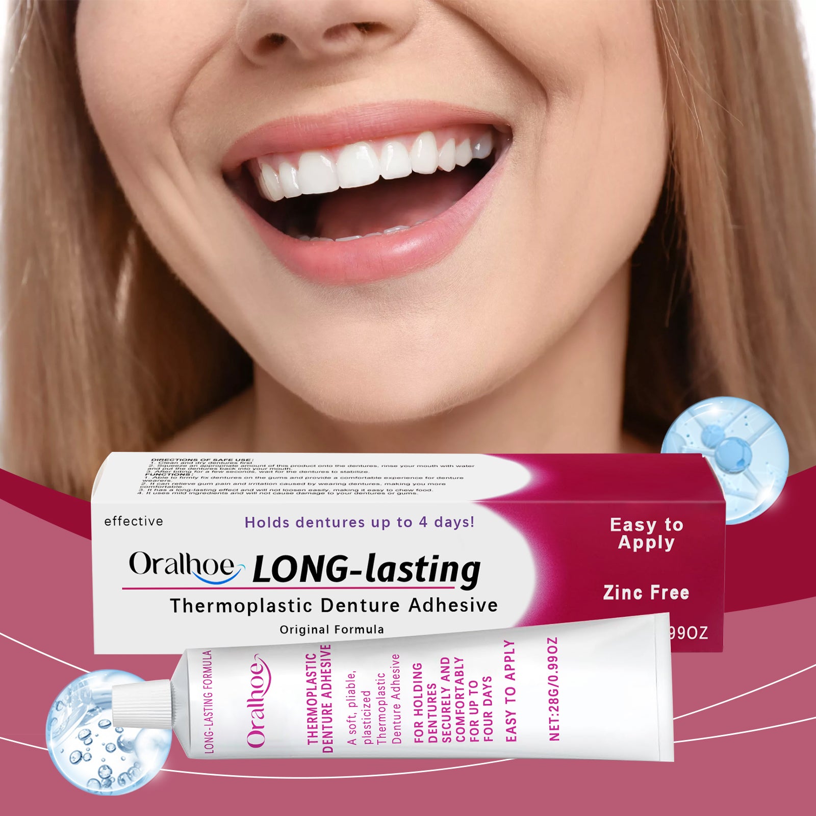 Haftcreme für Zahnprothesen 28g
