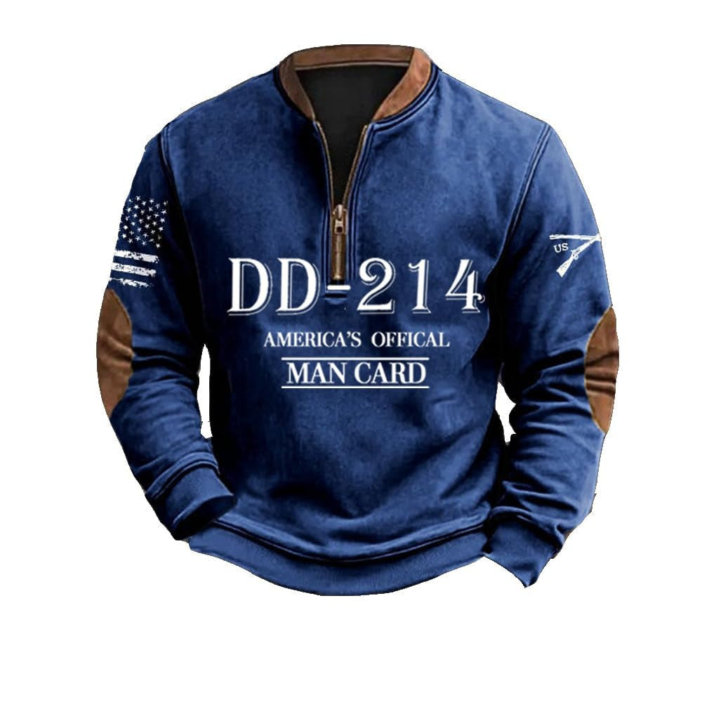 Weihnachts-Sweatshirt mit Digitaldruck für Herren