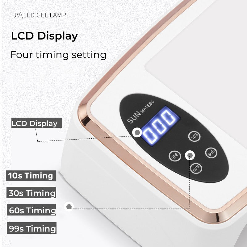 380W UV/LED Nageltrockner für Gel-Nagellack – Ansicht 3