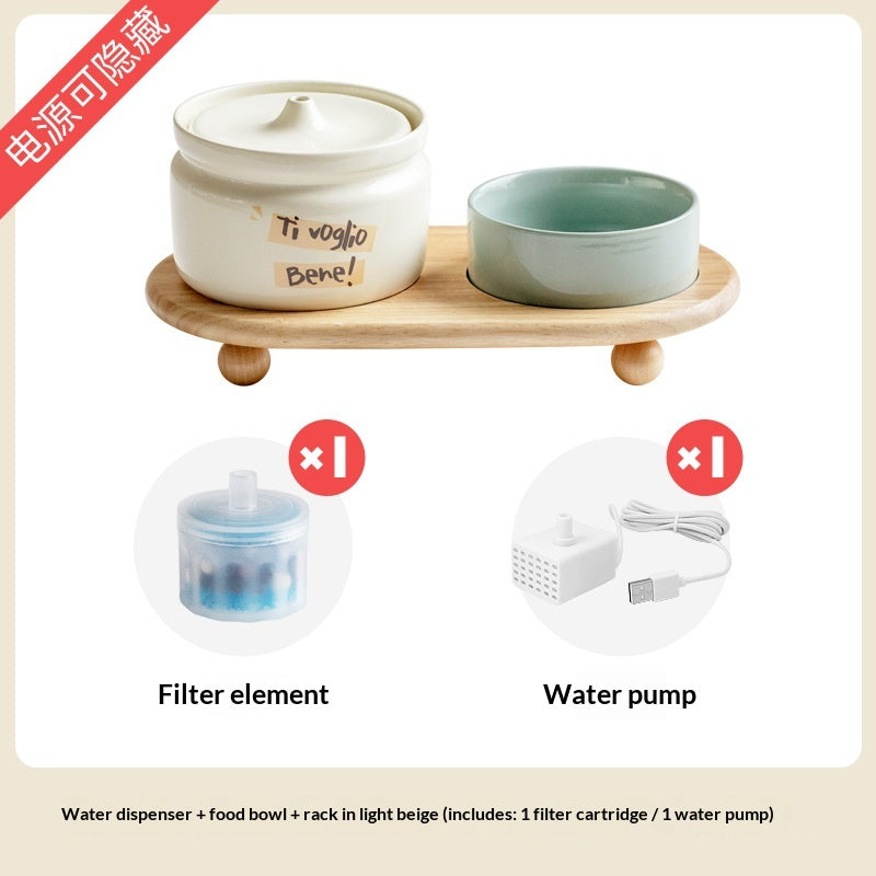 Katzen-Wasserautomat aus Keramik – 1 L – Bild 5 | LuxeStyle