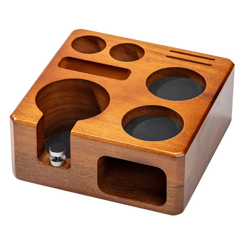 Walnut-Tamper-Aufbewahrung