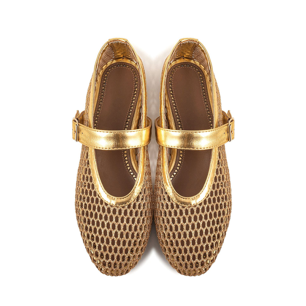 Mary Jane Mesh-Ballerinas mit Knöchelschnalle – Bild 19 | LuxeStyle