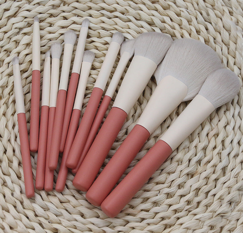 12-teiliges Puder- & Rougepinsel-Set – Bild 5 | LuxeStyle