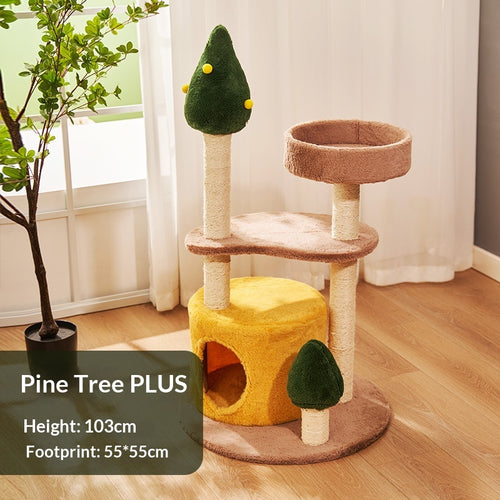 All-in-one Katzenbaum und Katzenbett – Ansicht 2
