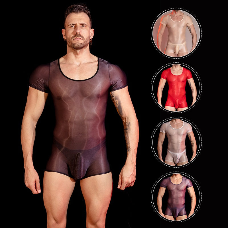 Figurbetonter Body im Boxer-Stil für Herren