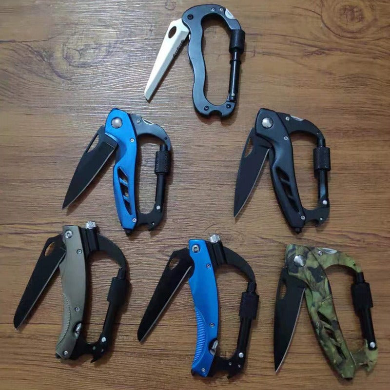 5-in-1 Outdoor-Tool aus Edelstahl