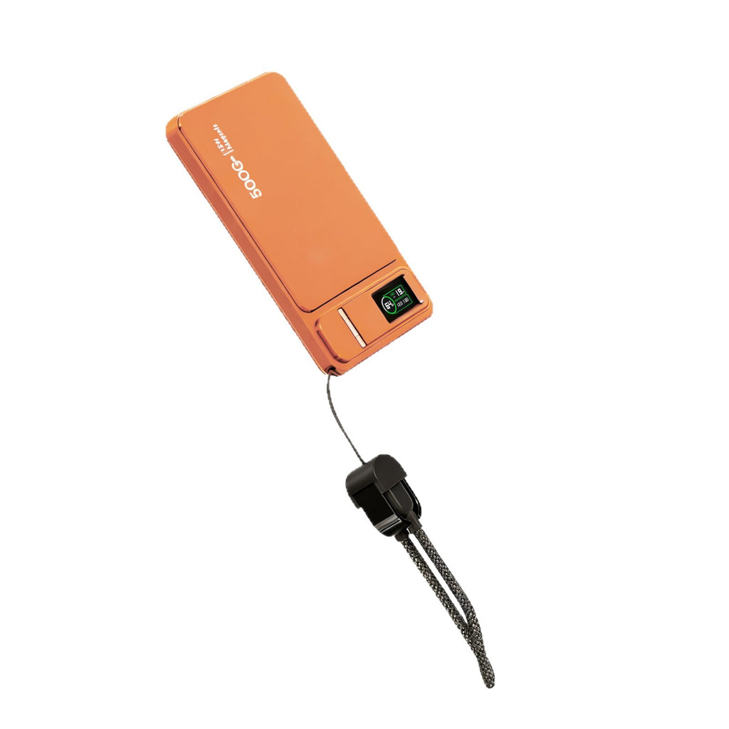 Ultradünne Powerbank mit Farbdisplay & MagSafe