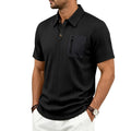 Herren Jacquard Polo-Shirt mit Textur – Bild 1 | LuxeStyle