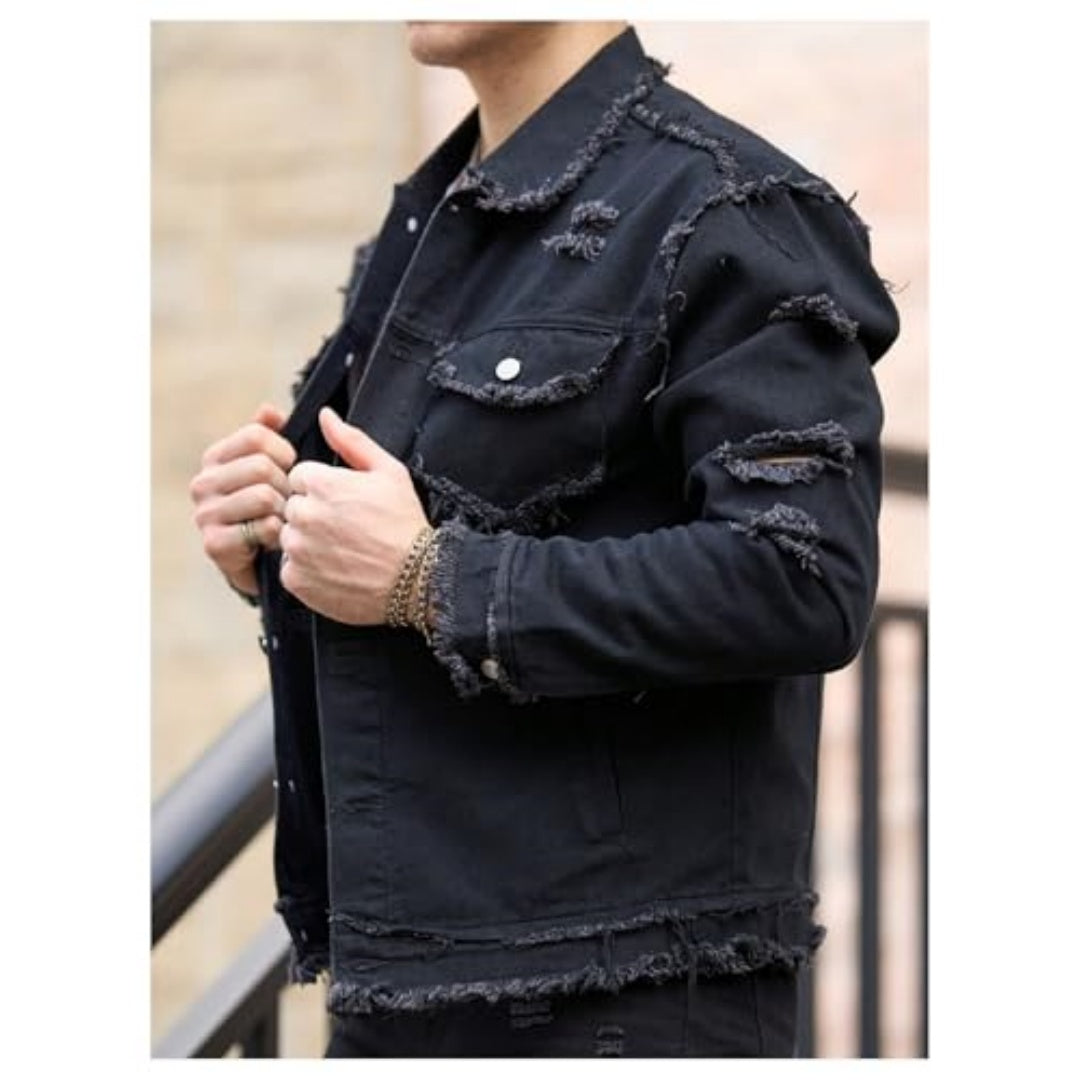 Taillierte Jeansjacke für Herren – Y101S – Ansicht 3
