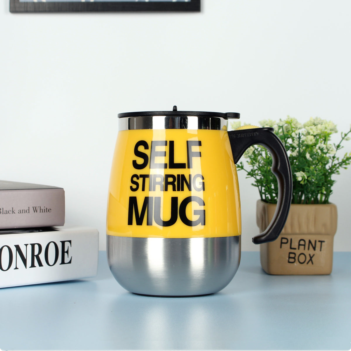 Selbstrührende Kaffeetasse aus Edelstahl – Bild 6 | LuxeStyle