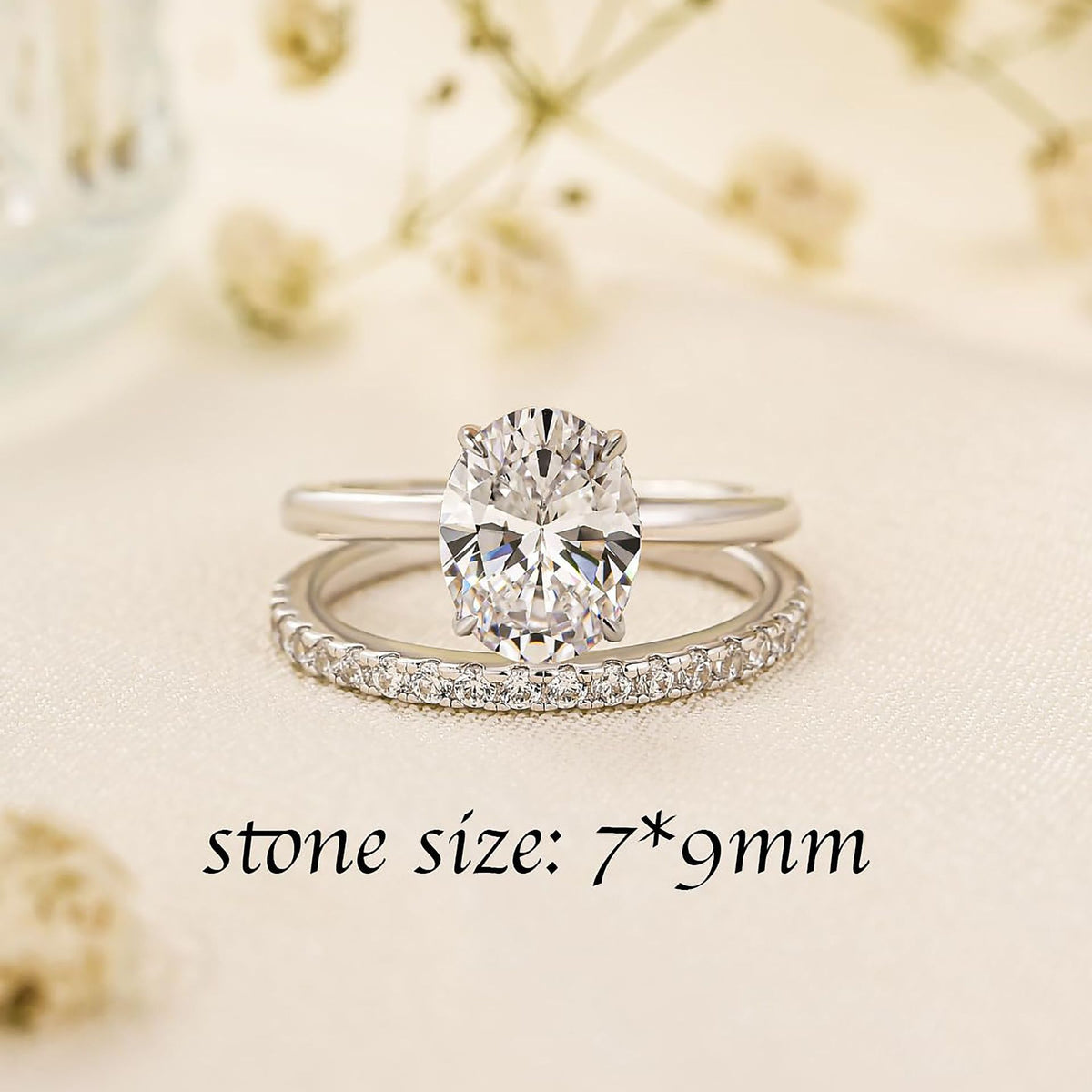 Ovaler Zirconring-Set – 2- oder 3-teilige Varianten – Bild 6 | LuxeStyle