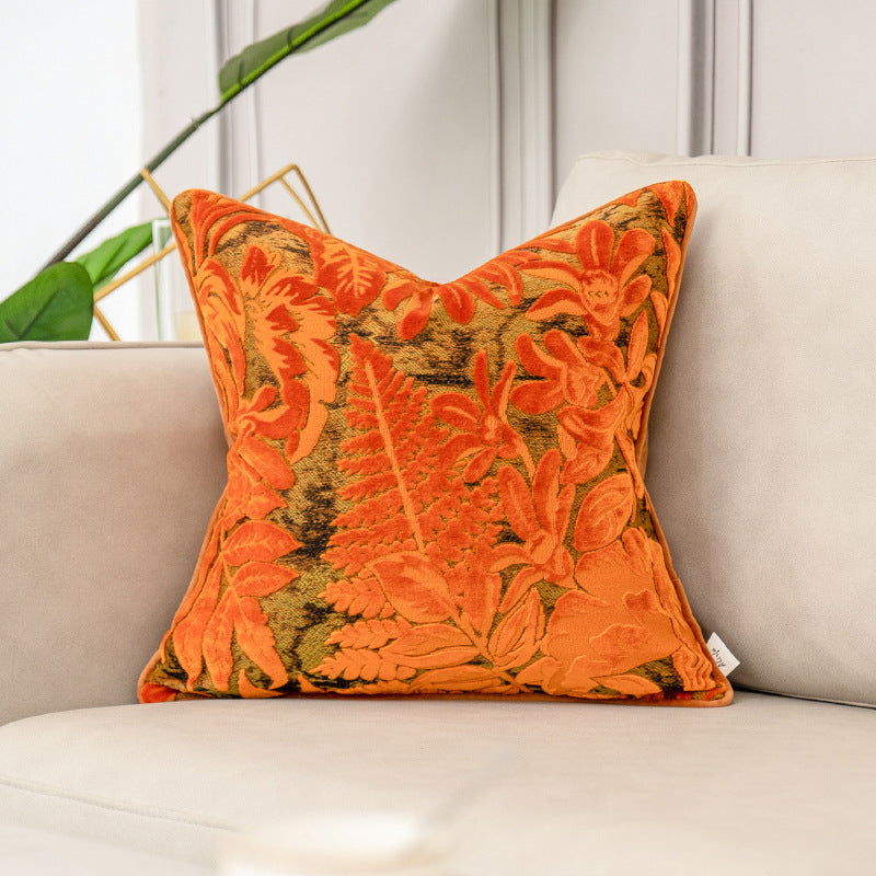 Jacquard Samt Kissenbezug