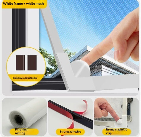 Magnetisches Fliegengitter für Fenster