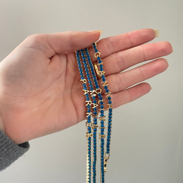 Zirkon-Diamant-Armband kreativ gefasst