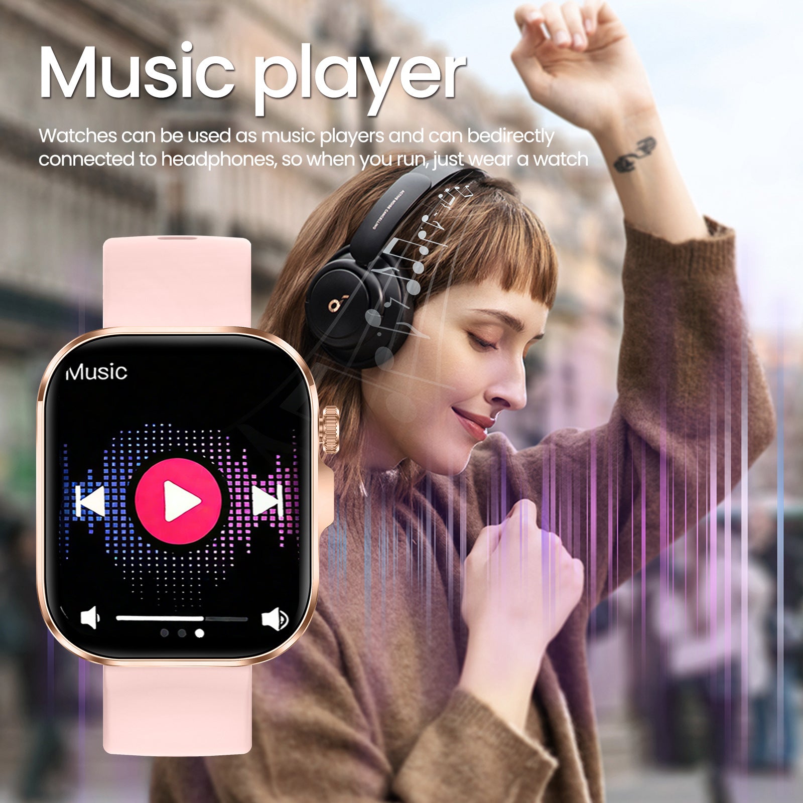 Smartband mit Musiksteuerung