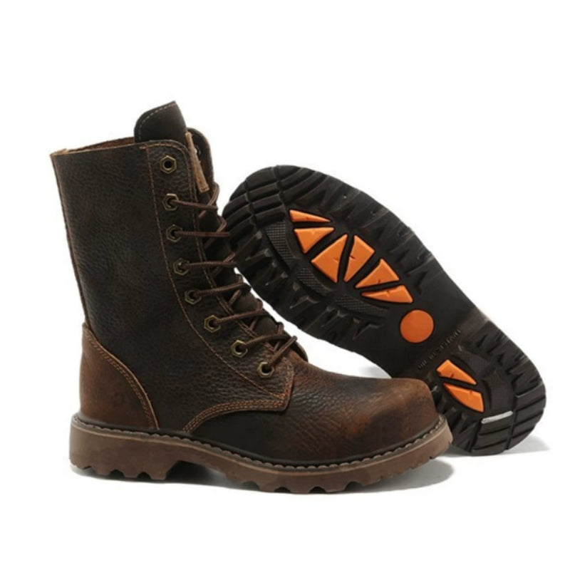 Martin Boots mit hohem Schaft und runder Zehenpartie