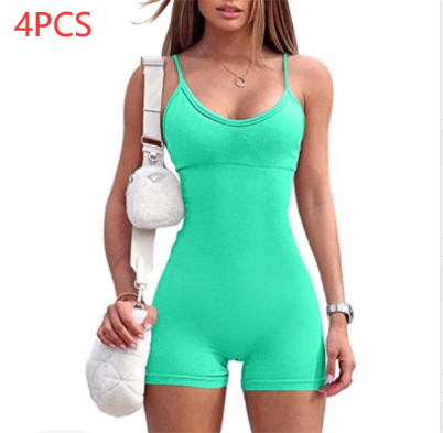 Spaghetti Strap Jumpsuit für Sport & Yoga