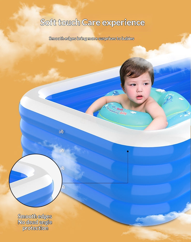Rechteckiger Pool für Outdoor & Wildnis