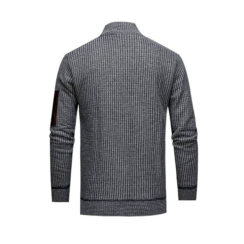 Fleece-gefütterter Rollkragen-Cardigan – Bild 3 | LuxeStyle